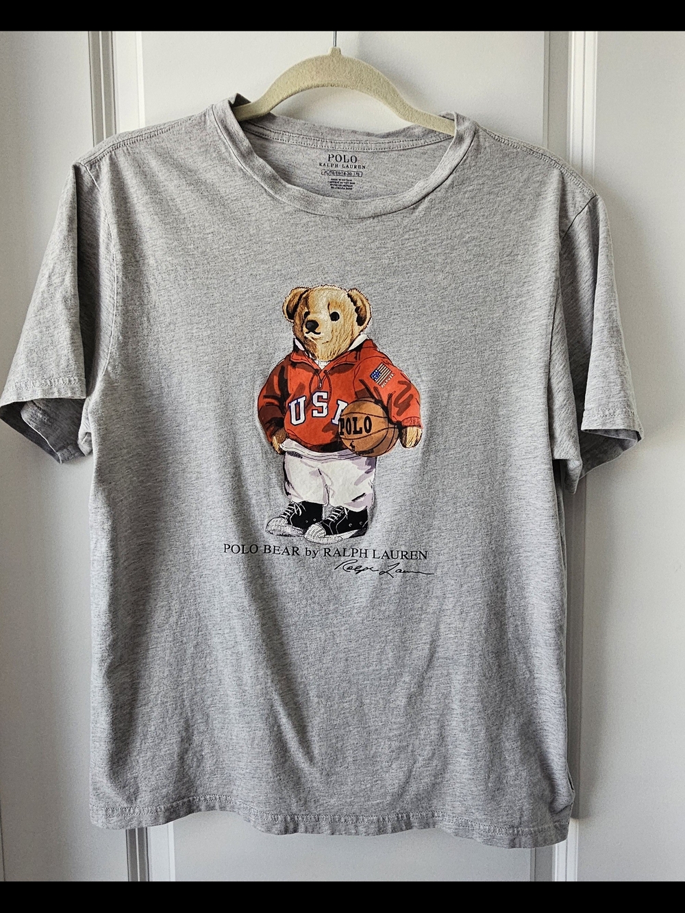 Polo by Ralph Lauren Heather Gray Crewneck Tee